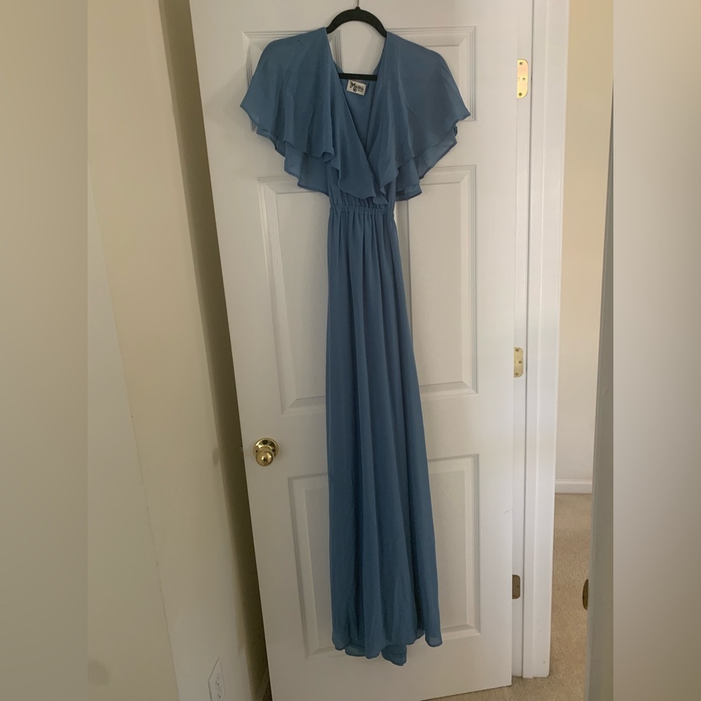 Medium Show Me Your MuMu blue dress. Worn once.